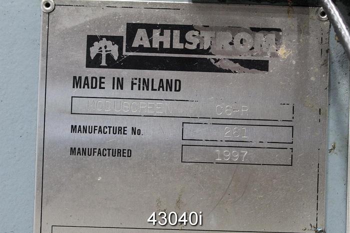 Used Ahlstrom Andritz C6R Moduscreen #43040