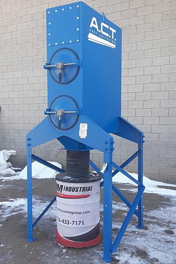 Used A.C.T. 1,500 CFM CARTRIDGE TYPE DUST COLLECTION SYSTEM - RECONDITIONED