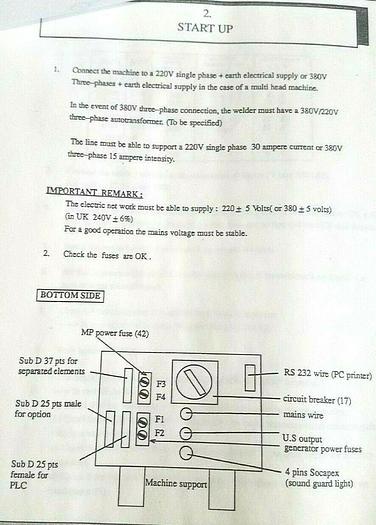 Used Omega Ultrasonic Plastic Welder MPXII in shielded cabinet with safety doors