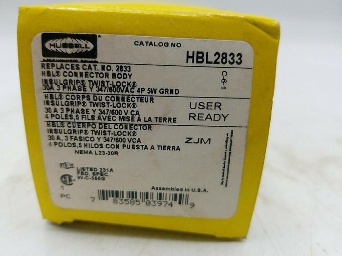 Hubbell HBL2833