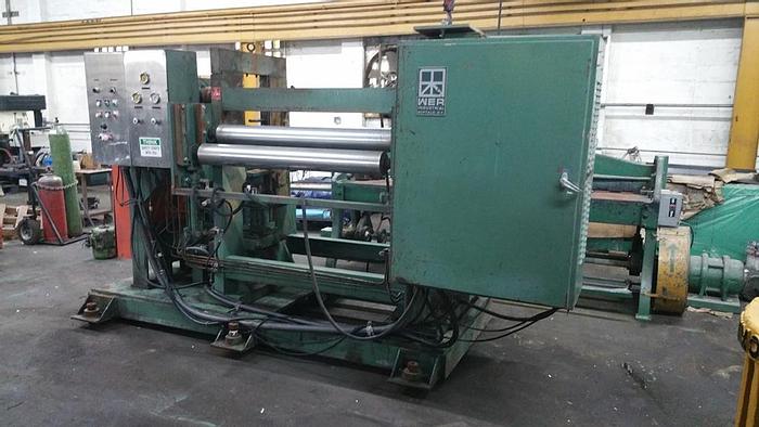 Used 48" Memco Embossing Stand with Rolls: EM-069