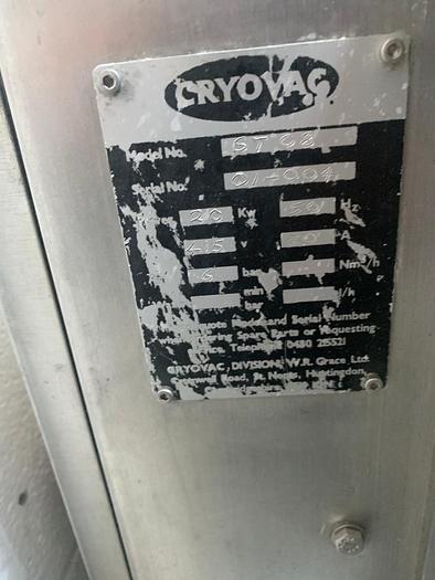 Used Cryovac ST08 dip tank