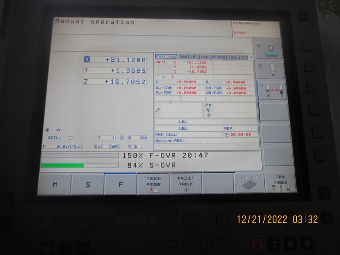 Used Zayer KF-5000 CNC Universal Bed Mill