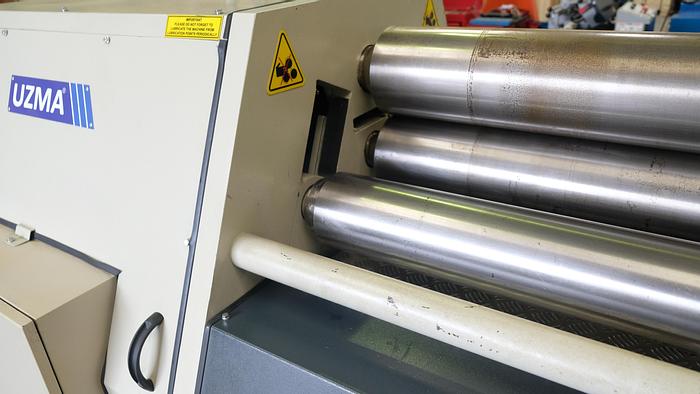 Used UZMA SAHINLER 2050 x 180 4 roll hydraulic bending roller  2018 