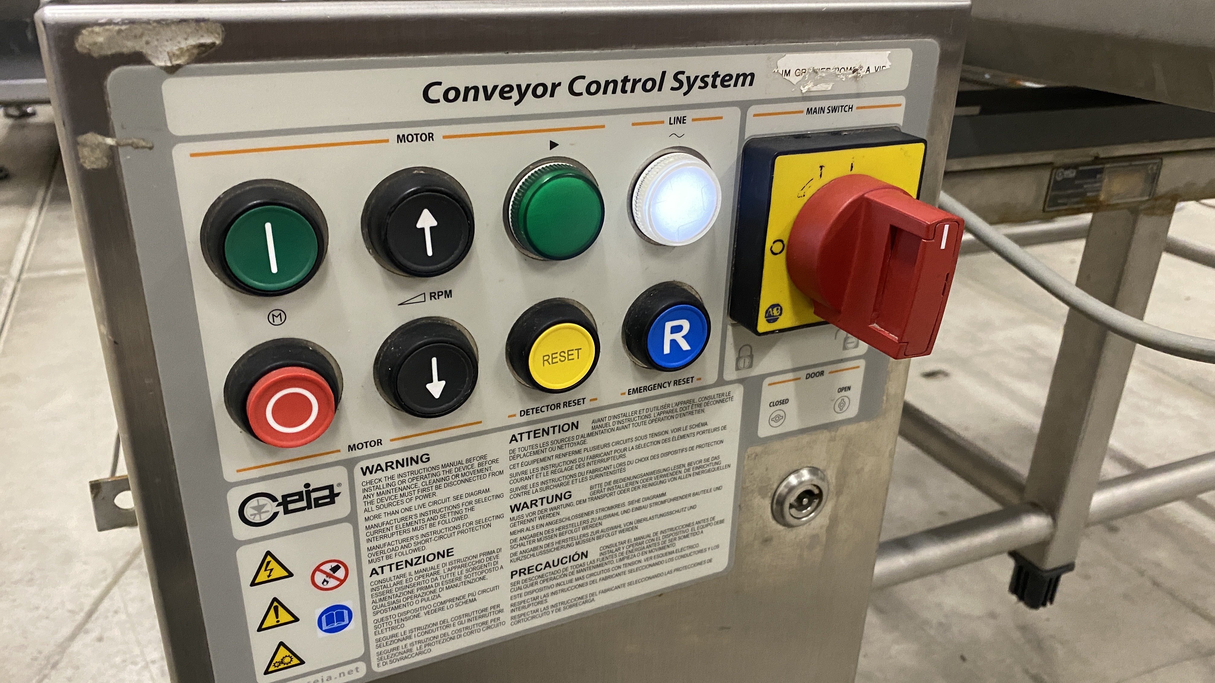 Used Ceia MS21 bulk metaldetector