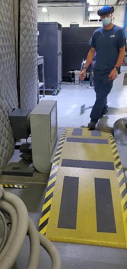 Used 2012 Timesaver 2200 Series Rotary Brush Deburring Machine