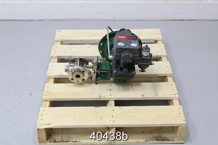 Used Fisher 1" V150 Vee Ball Valve #40438