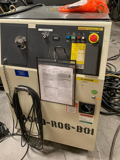 Used FANUC R2000iB/210F 6 AXIS CNC ROBOT W/R30iA CONTROLS 210KG X 2655mm REACH