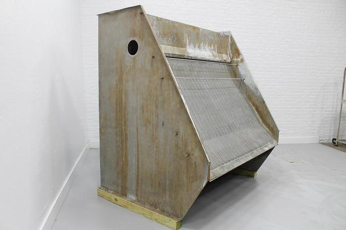 Used Bauer Inclined Thickener Hydrasieve, 72" Wide, .020" Slots, Stainless Steel #43800