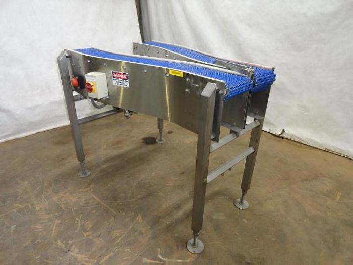 Used Y' Belt Conveyor; 6.5"W x 52"L Each