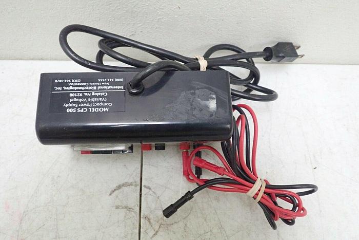 Used IBI Model CPS 500 Electrophoresis Compact Power Supply with Cable