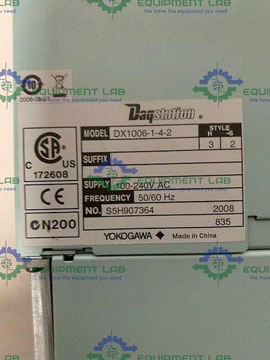 Used Yokogawa Daqstation DX1006-1-4-2 100/240V