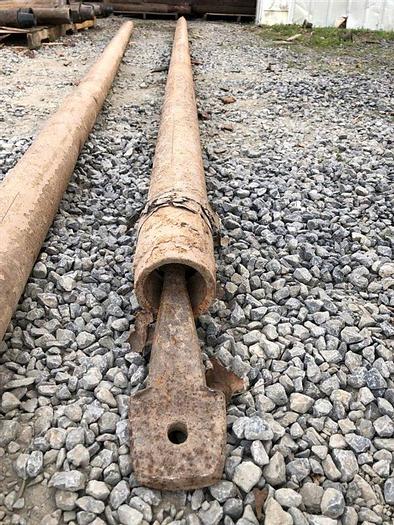 Used 4-1/2" OD x 17' L Cable Tool Rig Well Bailer