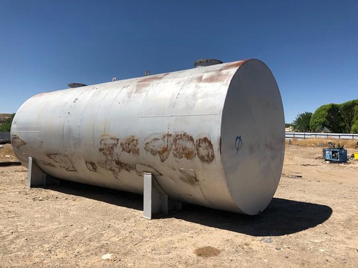 Used HB18245 tanks 20,000 gallon 11’ diameter x 28 feet long w stands steel