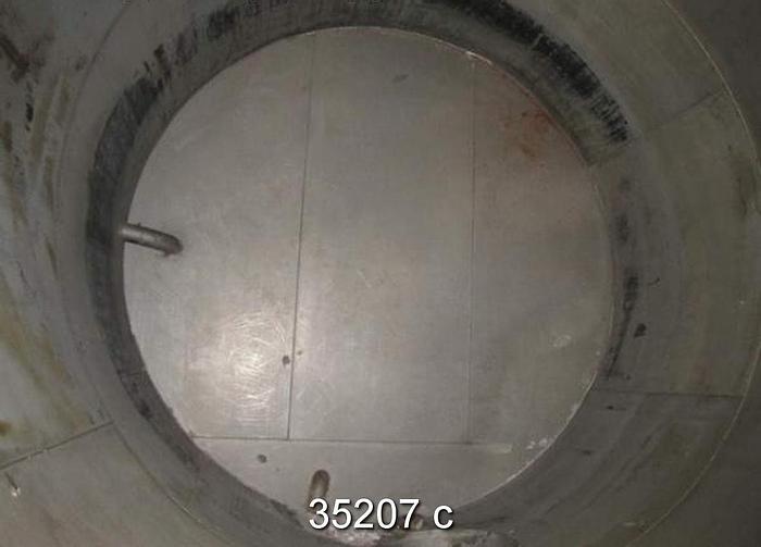 Used 10000 Gallon Vertical Stainless Steel Tank, 137" x 161", Straight Side #35207