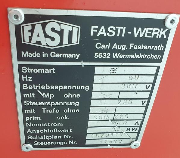 Gebraucht Rundbiegemaschine Fasti 106-10-5