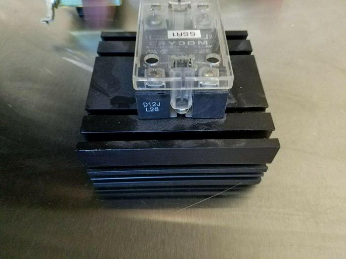 Used Crydom Solid-State Relay Switch TD1210 with Heat Sink Cooler FREE SHIPPING!