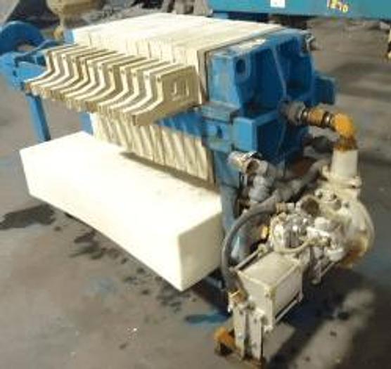 Used 2 CU. FT. PERRIN FILTER PRESS 470 MM – C.G.R. – MANUAL CLOSURE