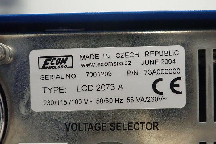 Used Biotage SPX 09491 Rev M Flash Chromatography w/ 09722 Monitor, Econ LCD 2073 A