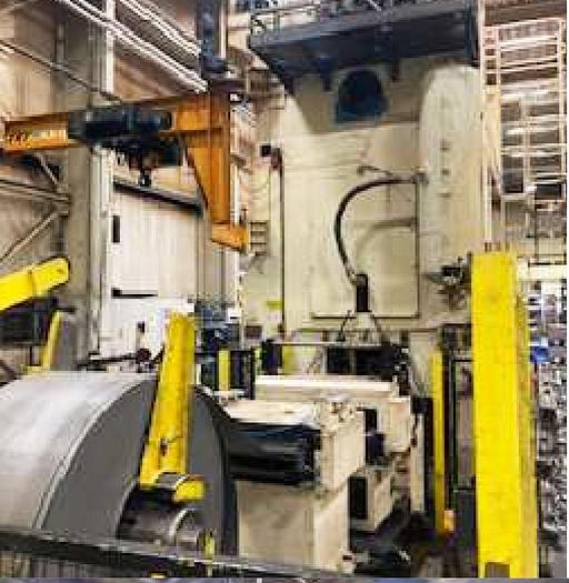 Used Press Sheet Stamping Mechanical Manzoni