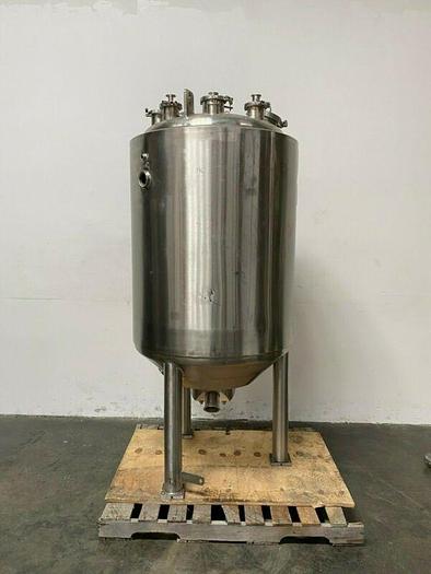 Used Precision 500 Liter 50 PSI Stainless Steel Jacketed Bioreactor w/ 150 PSI Jacket
