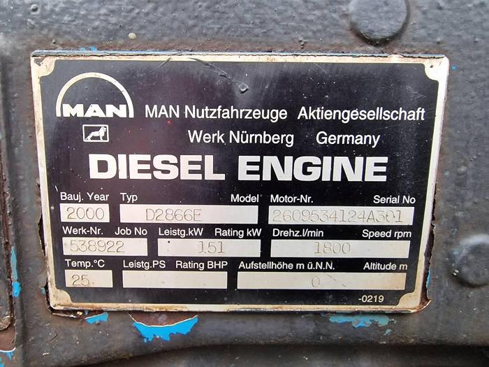 Used MAN D2866E for sale - the Netherlands