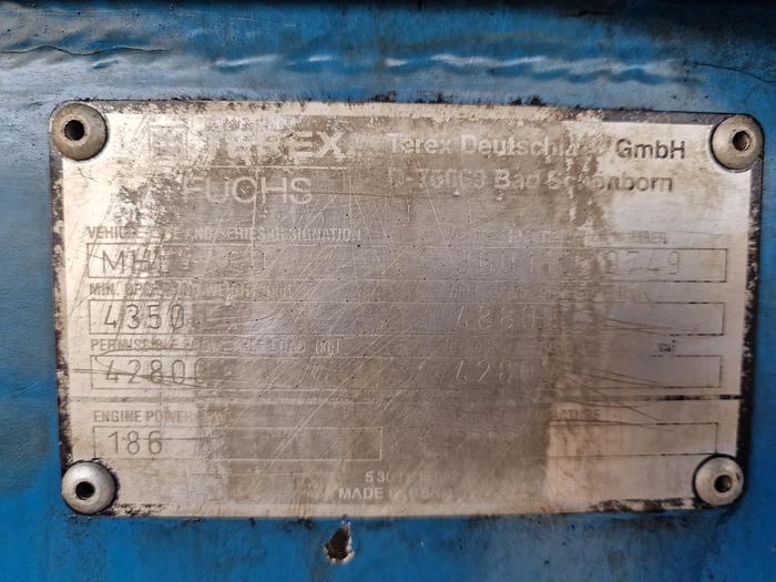Gebruikt 2009 TEREX FUCHS MHL 360
