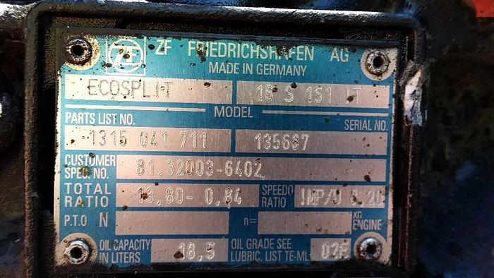 Used ZF ecosplit 16S151IT for sale - the Netherlands
