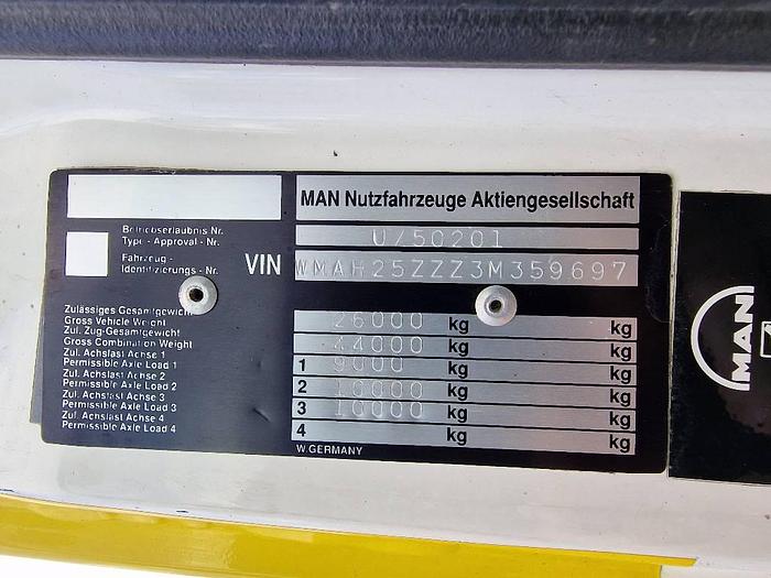 Used MAN TGA 26.310 6x4 for sale - the Netherlands