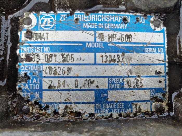 Used ZF Ecomat 5HP-600