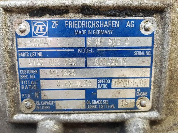 Used ZF Ecomat 2 6HP502C for sale - the Netherlands