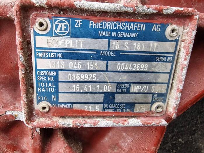 Used ZF ECOSPLIT 16S181 IT for sale - the Netherlands