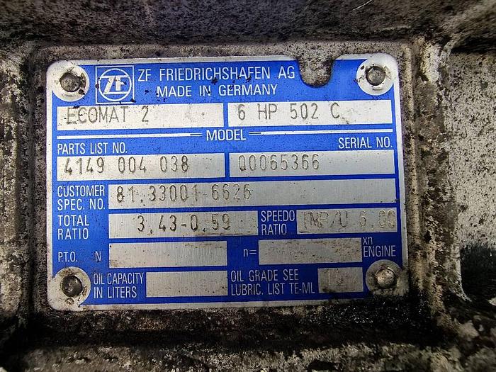 Used ZF Ecomat 2 6 HP 502C for sale - the Netherlands