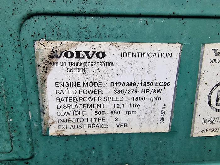 Used Volvo D12A380/1850 EC96 for sale - the Netherlands
