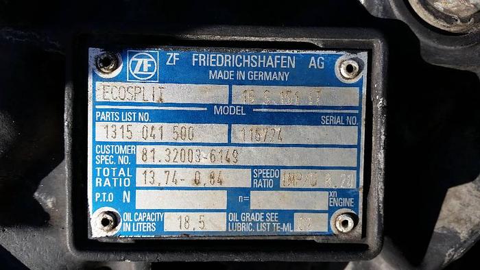 Used ZF ecosplit 16S151IT for sale - the Netherlands