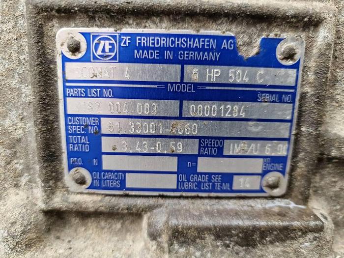 Used ZF Ecomat 4 6 HP 504 C for sale - the Netherlands