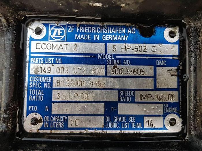 Used ZF Ecomat 2 5HP-502C for sale - the Netherlands