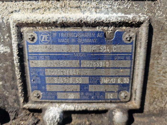 Used ZF Ecomat 4 6HP 504 C