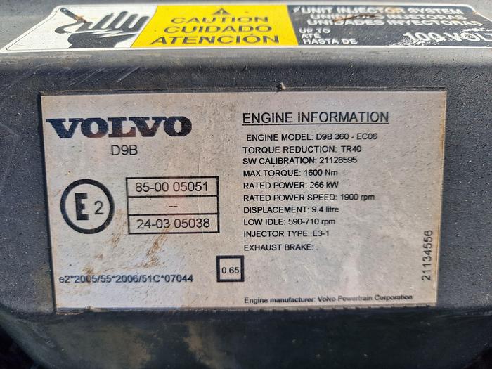 Used Volvo D9B 360 - EC06