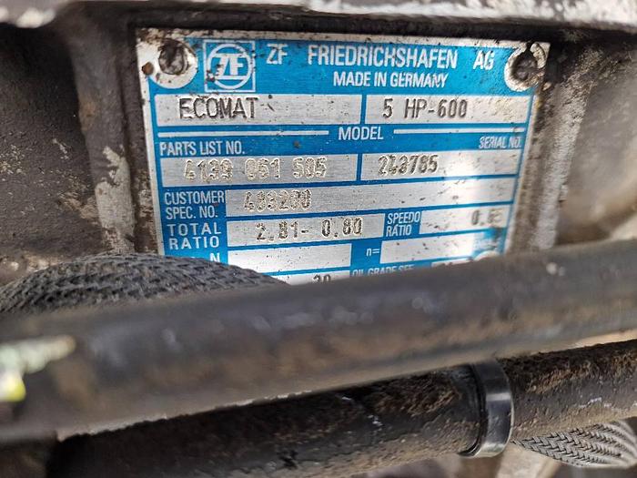 Used ZF ECOMAT 5HP - 600 for sale - the Netherlands