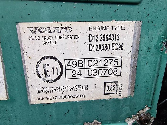 Used Volvo D12A380/1850 EC96 for sale - the Netherlands