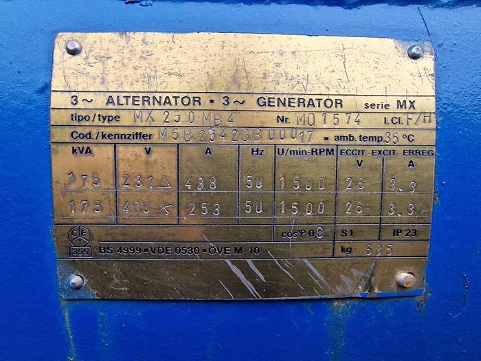 Used DAF 1160 Generator MX 250 MB4 for sale - the Netherlands