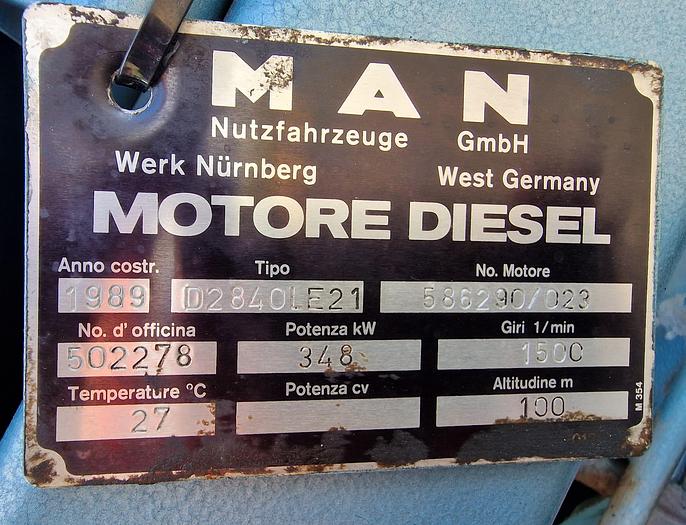 Used 1989 MAN D2840LE21