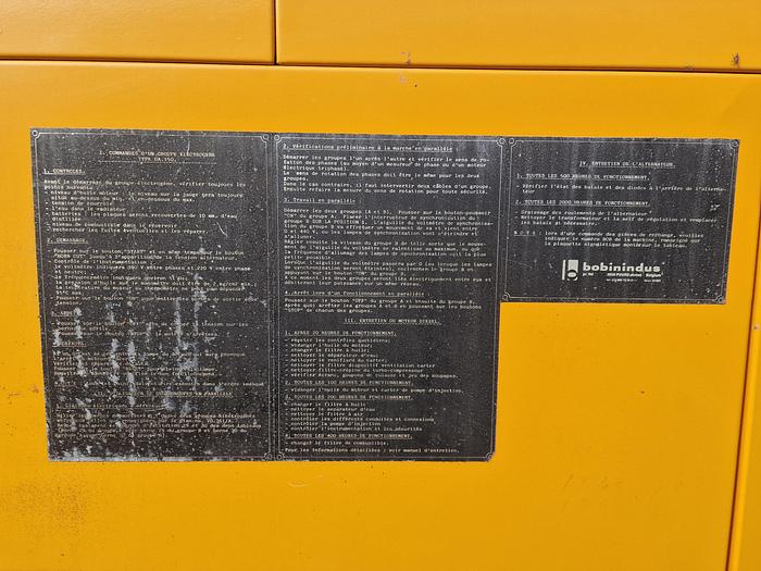 Used Bobindus Power Plants DA150T