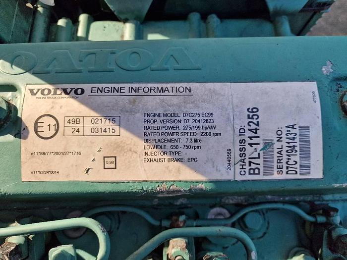 Used Volvo D7C275 EC99 for sale - the Netherlands