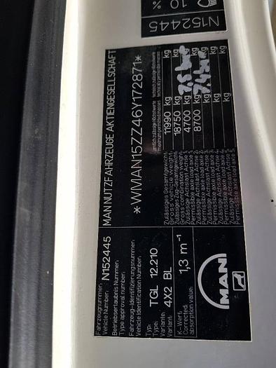 Used MAN TGL 12.210 4x2 BL for sale - the Netherlands