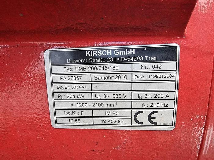 Used Kirsch Gmbh PME200/315/180 for sale - the Netherlands
