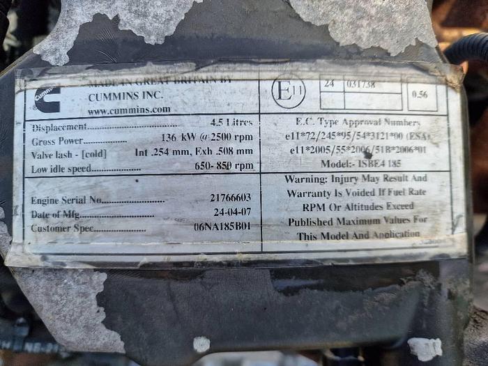 Used Cummins ISBE4 185 for sale - the Netherlands