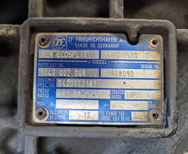 Used ZF New Ecosplit 16S2520 TO for sale - the Netherlands