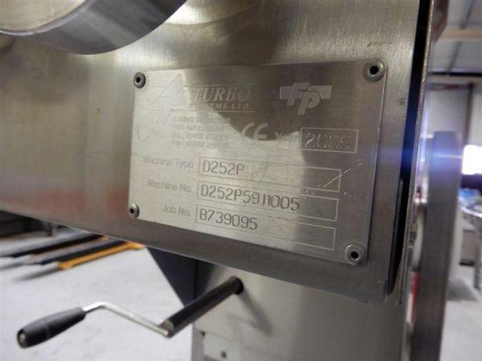 Used 2009 Stainless Steel Turbo Depositor Model D252P